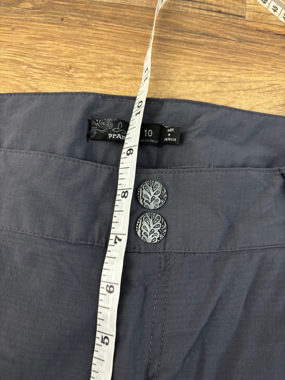 Prana Sage 3 in 1 Convertible Pants Coal Grey Women’s - Picture 6 of 9